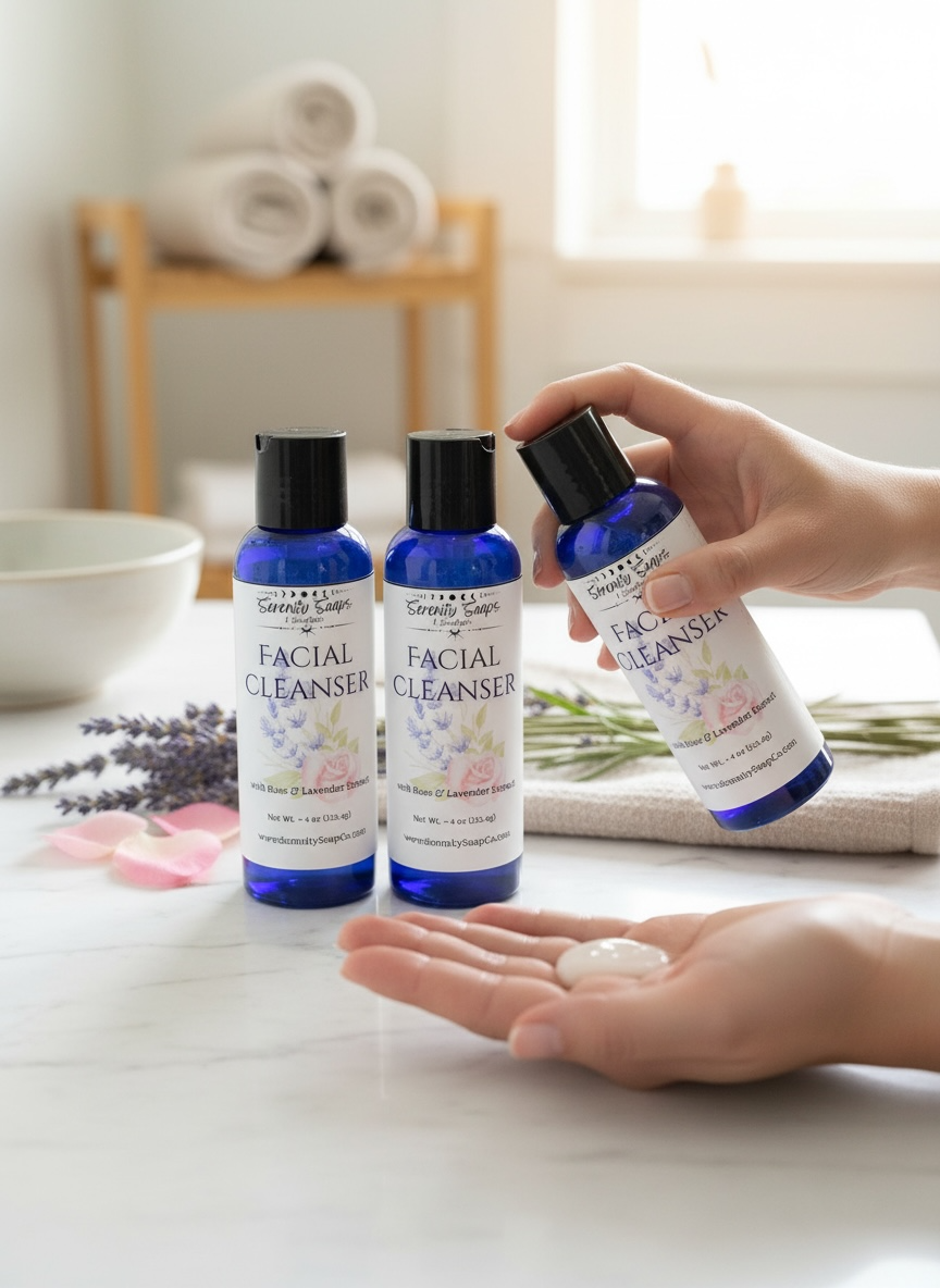 Facial Cleanser-with Lavender & Rose